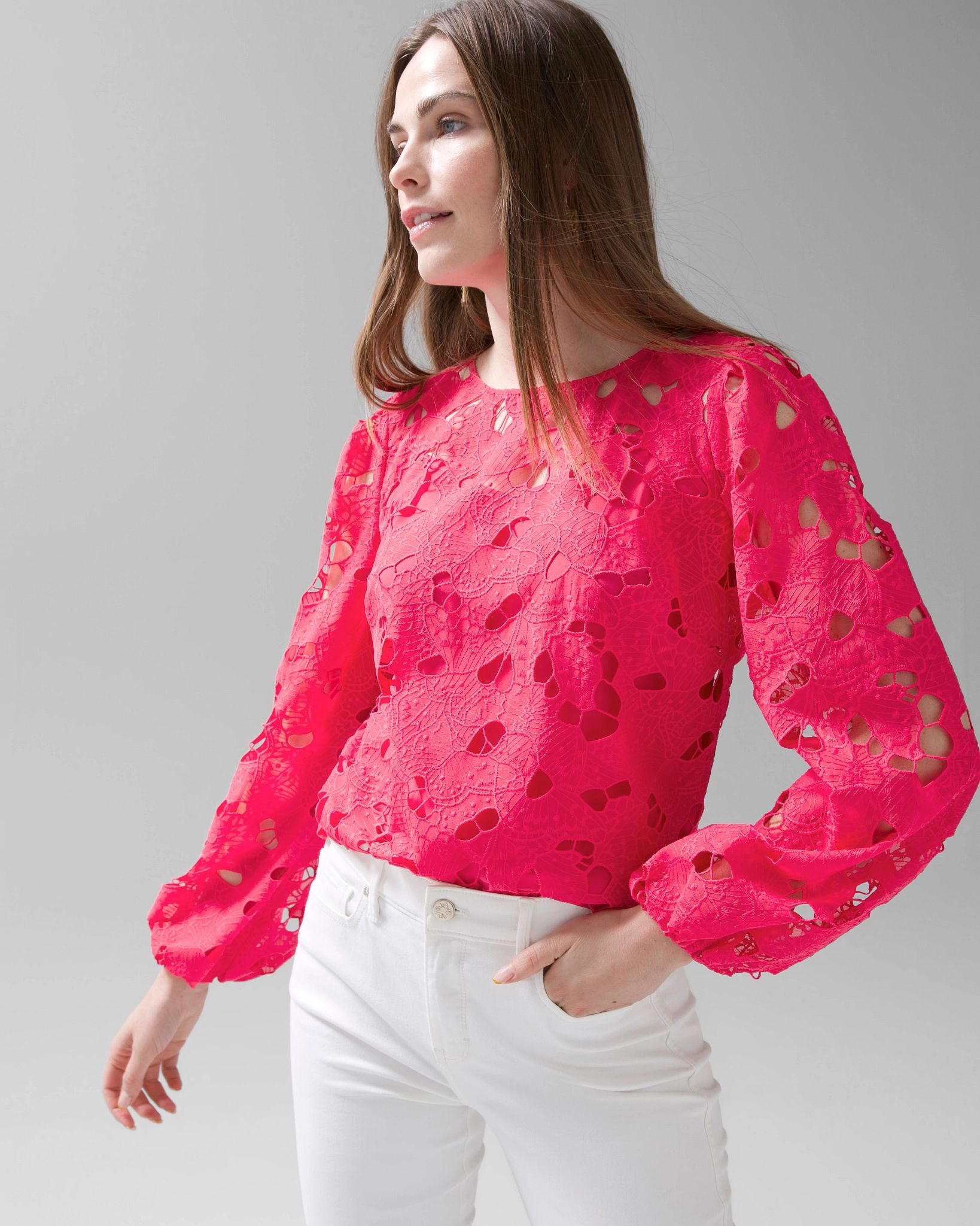 Embroidered Butterfly Blouse