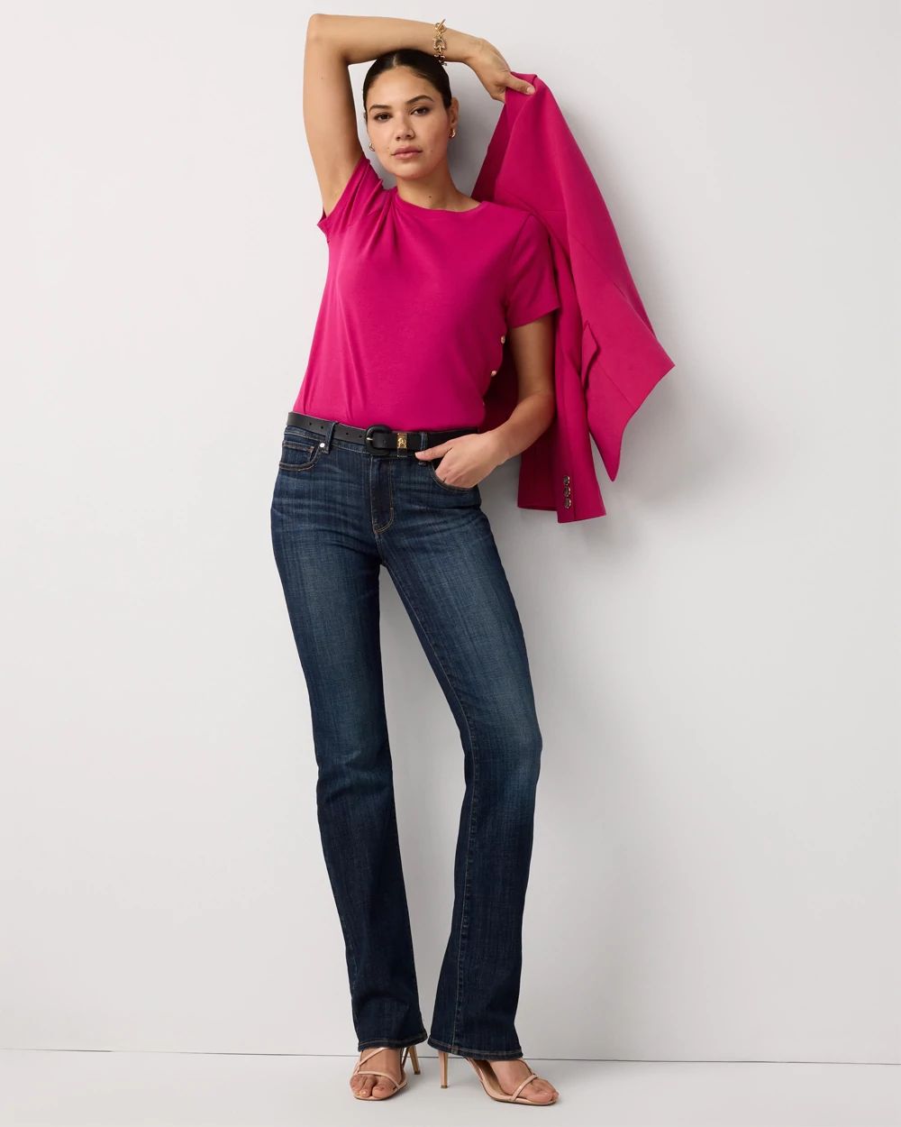 Side Button Tee click to view larger image.