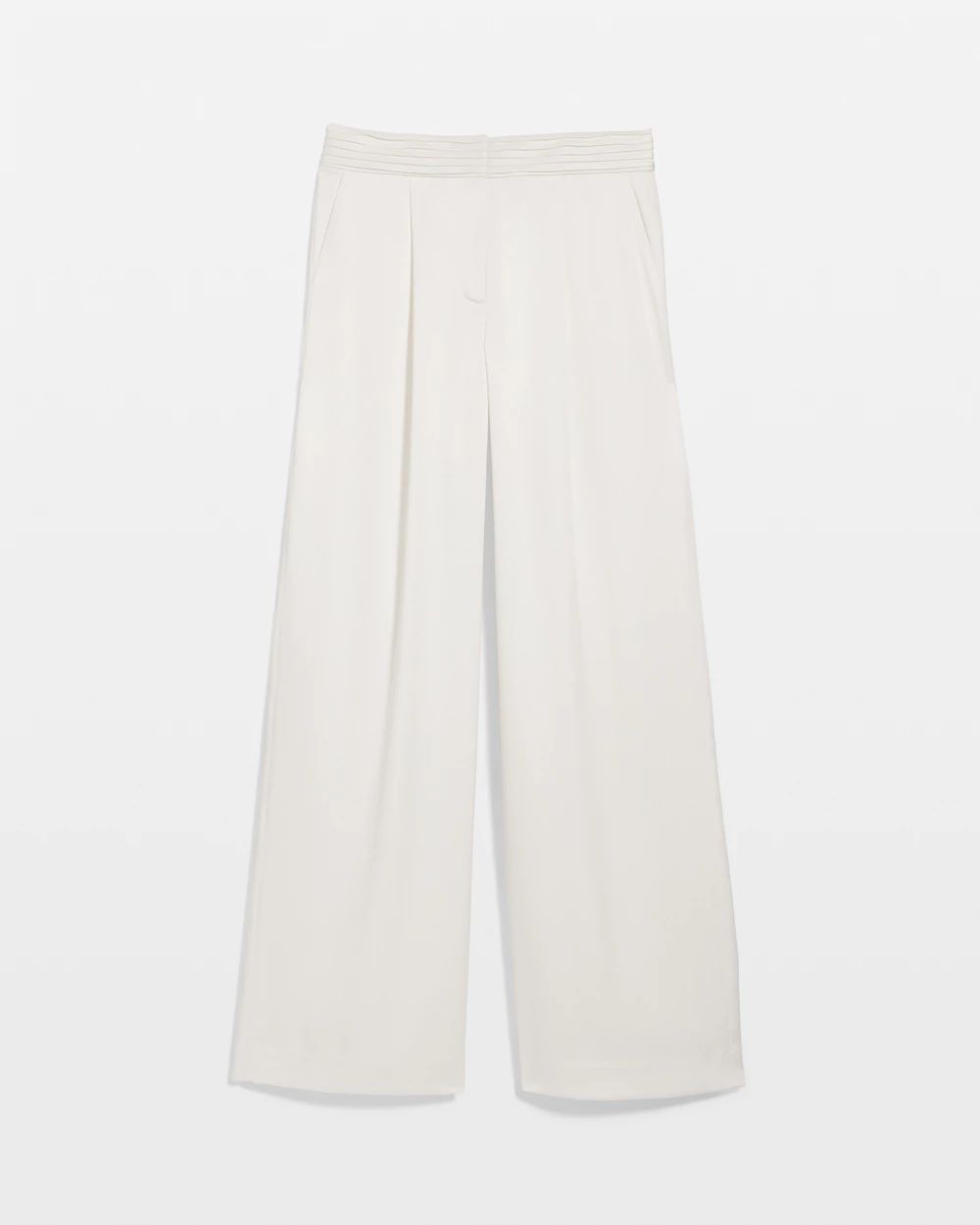 Satin Ultra Wide Leg Pant click to view larger image.