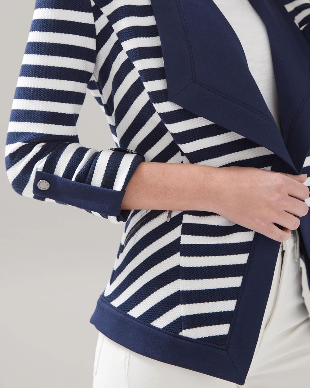 Drape Front Cardigan Jacket