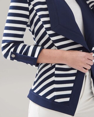 Drape Front Cardigan Jacket