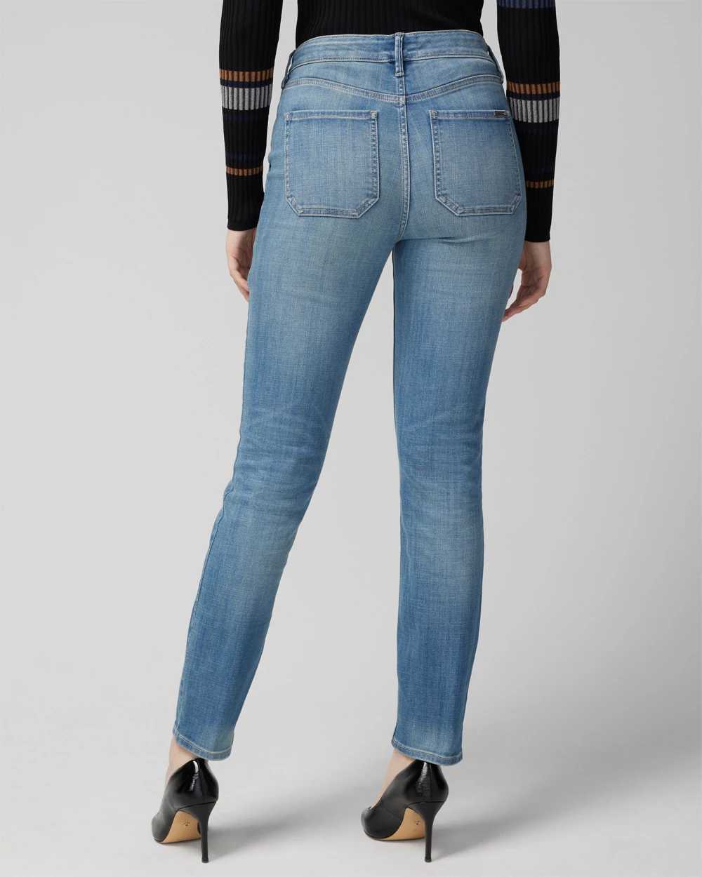High-Rise Every Day Soft Turnlock Pocket Slim Jeans click to view larger image.