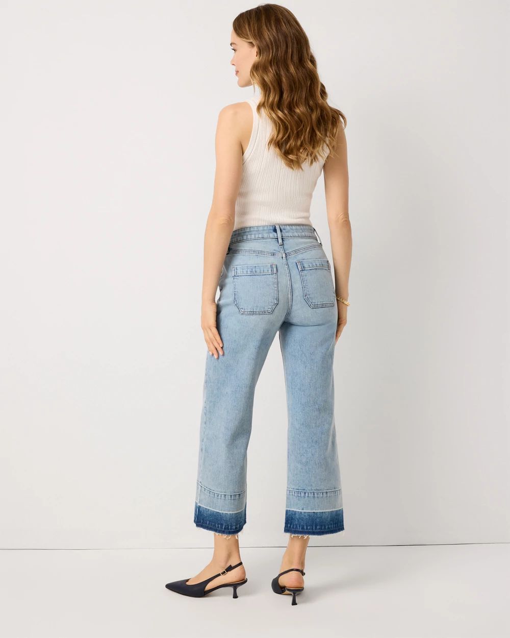 High-Rise Cropped Trouser Jean