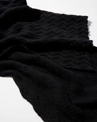 Rhinestone Patterned Scarf