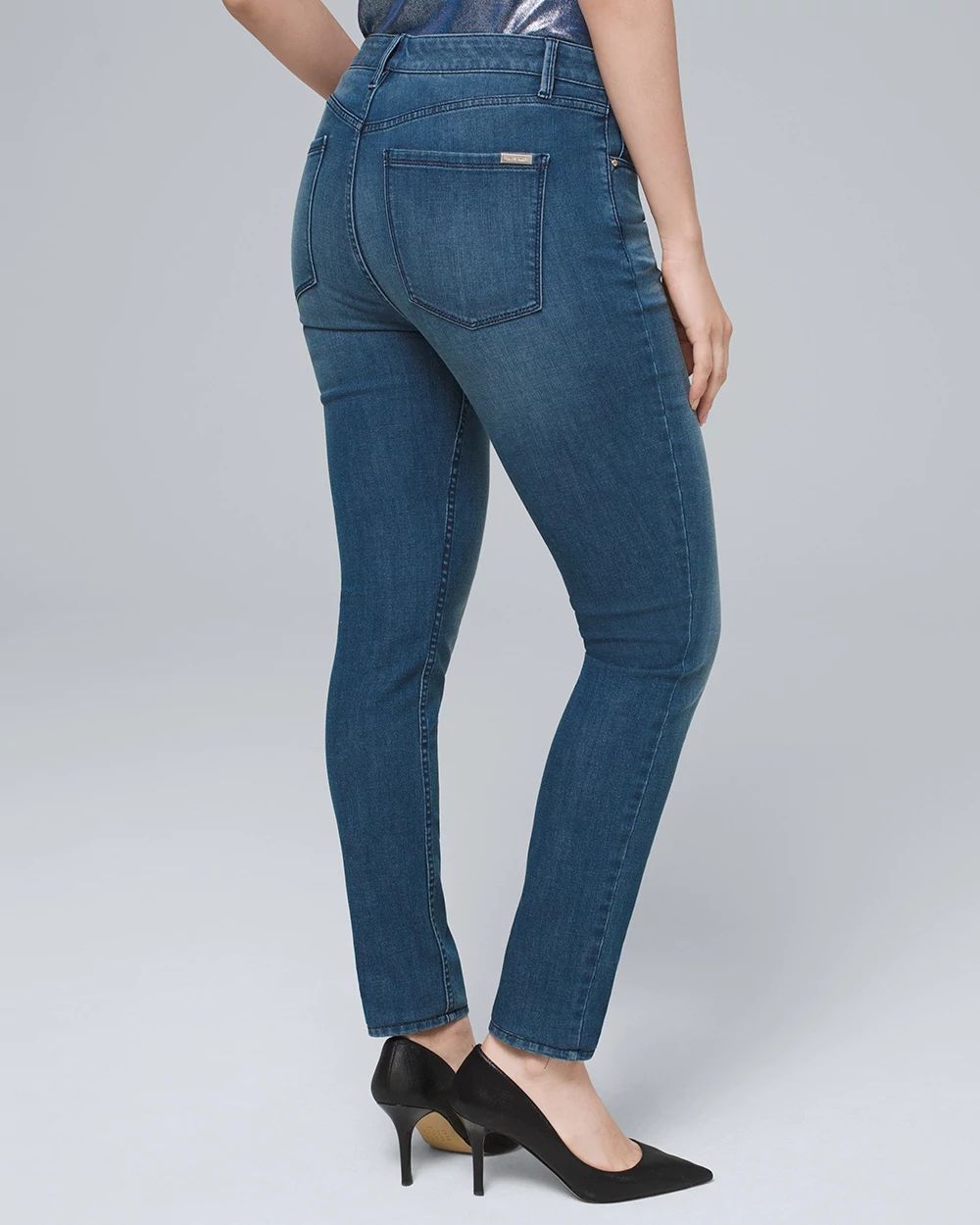Ultimate Sculpt High-Rise Skinny Ankle Jeans click to view larger image.