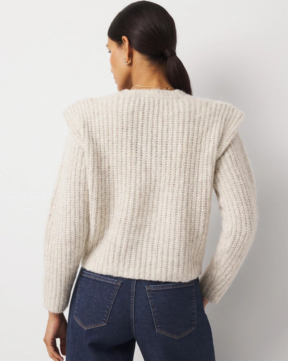 Petite Front Twist Sweater - image 4