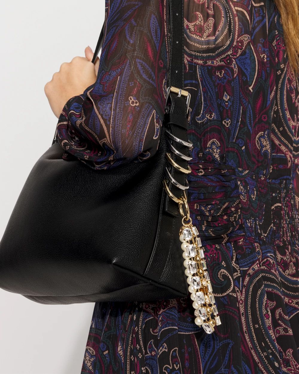 Mixed Metal Bag Charm click to view larger image.