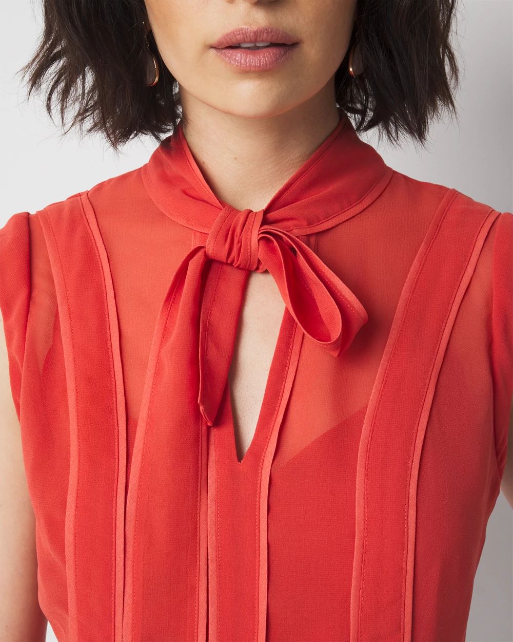 Tie-Neck Shell