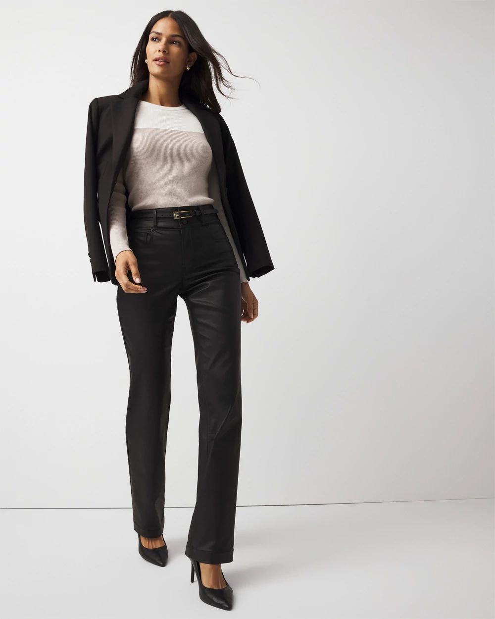 Coated Trouser Jean