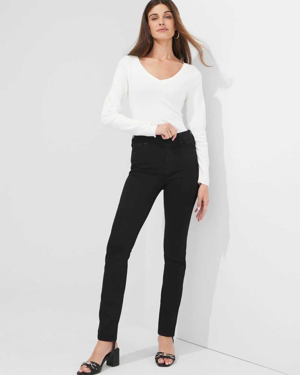 Outlet WHBM High Rise Slim Jeans
