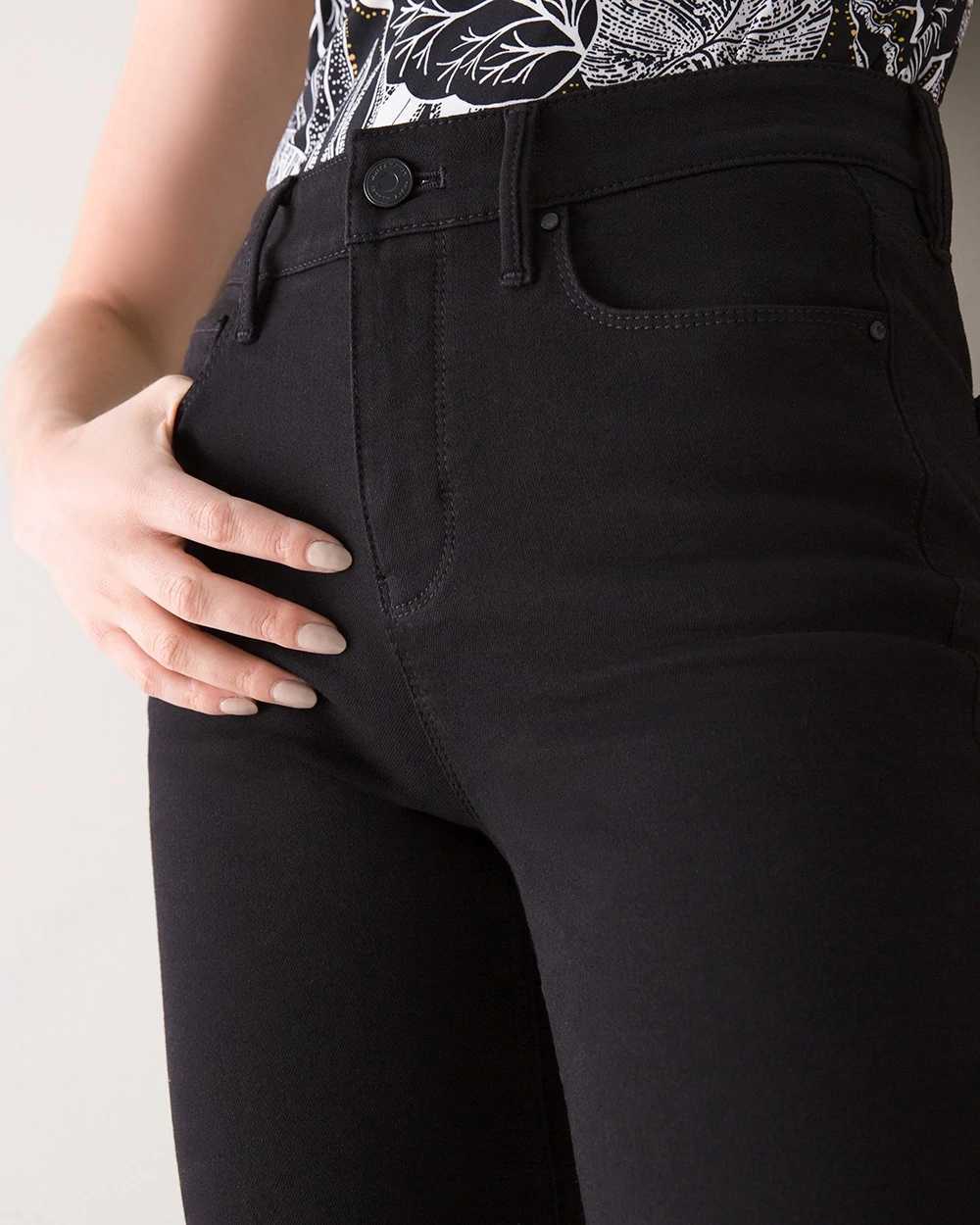 Petite High-Rise Sculpt Black Slim Jeans click to view larger image.