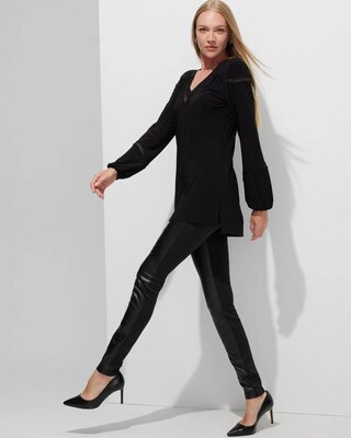 Outlet WHBM Lace Trim Tunic