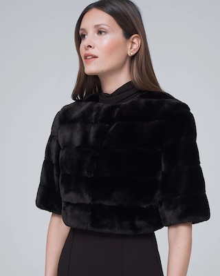 Faux-Fur Bolero