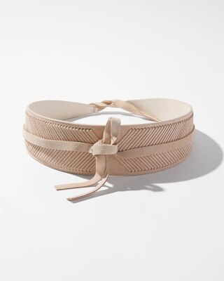 Whip-Stitch Tie Obi Belt