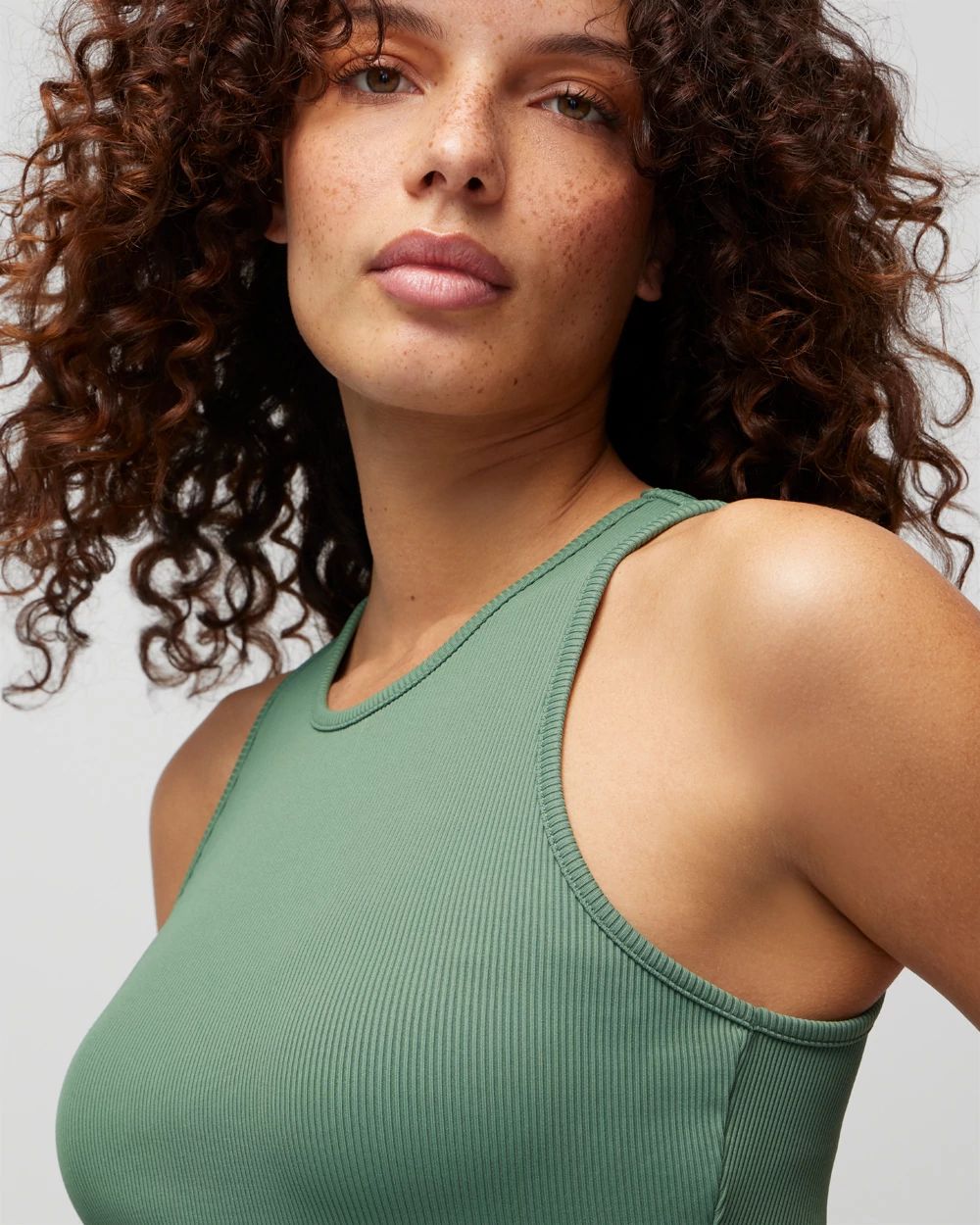 WHBM FORME™ Ribbed Stretch Tank click to view larger image.