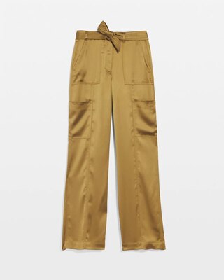 Curvy Belted Utility Wide Leg Trouser click to view larger image.