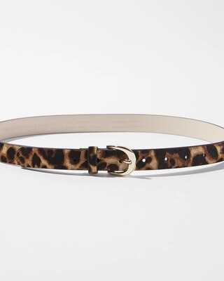 Leopard Haircalf Pant Belt click to view larger image.