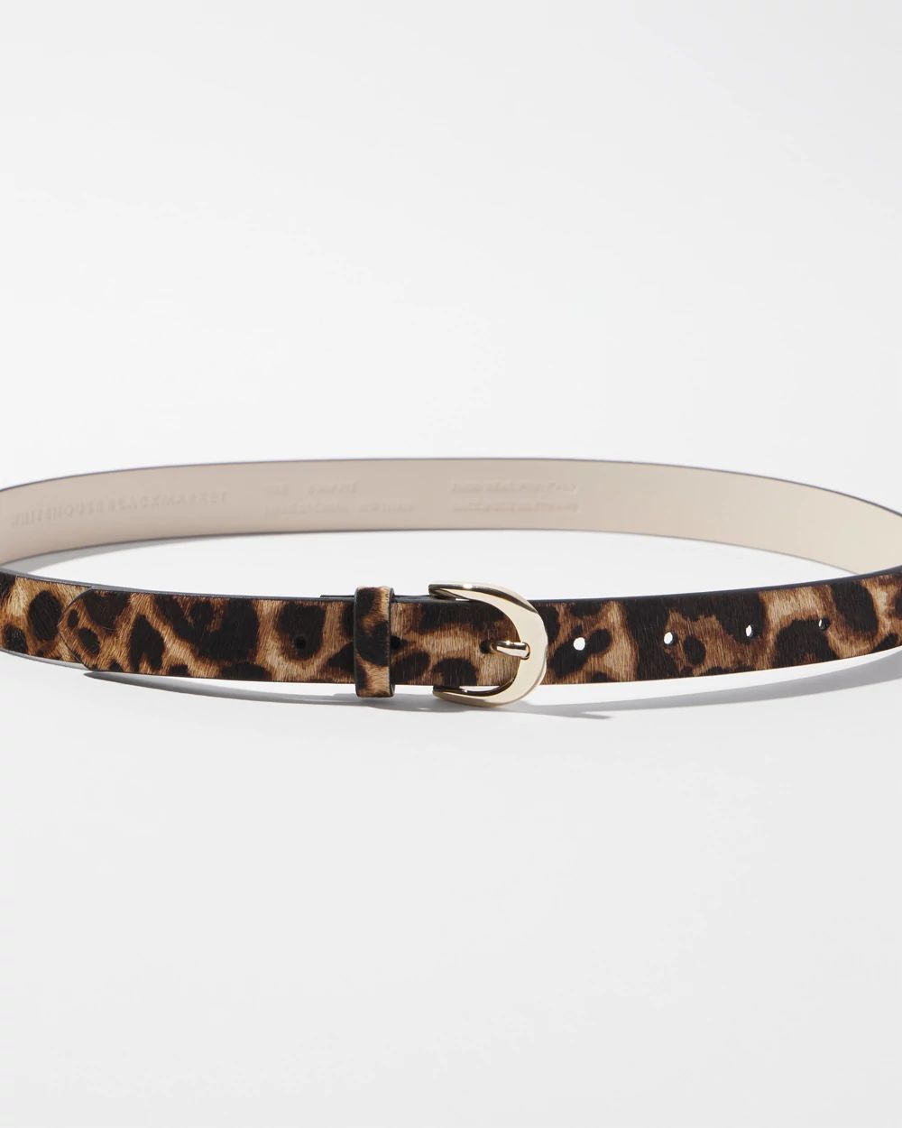 Leopard Haircalf Pant Belt