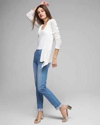 Outlet WHBM Pointelle Fly Away Cardigan