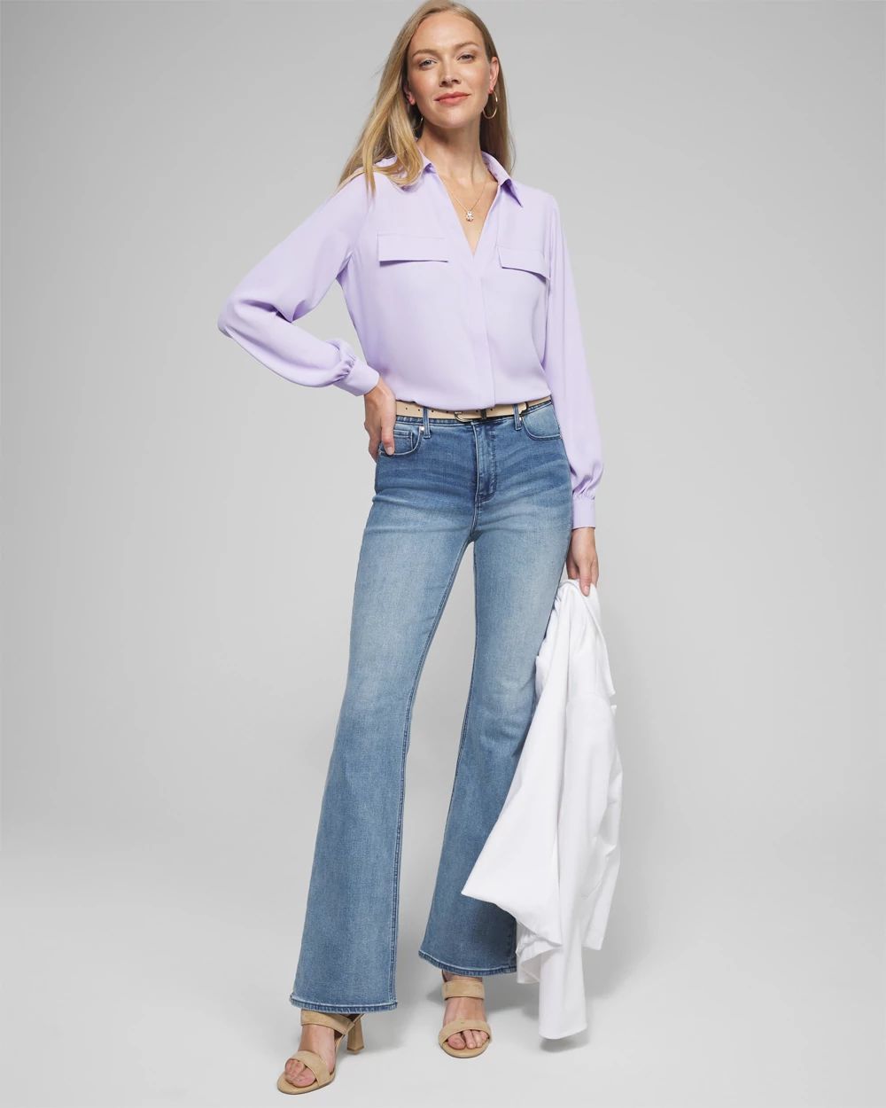 Outlet WHBM Utility Shirt