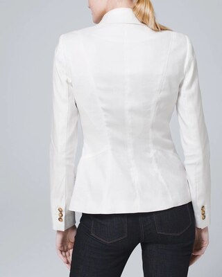 Petite Linen Blazer