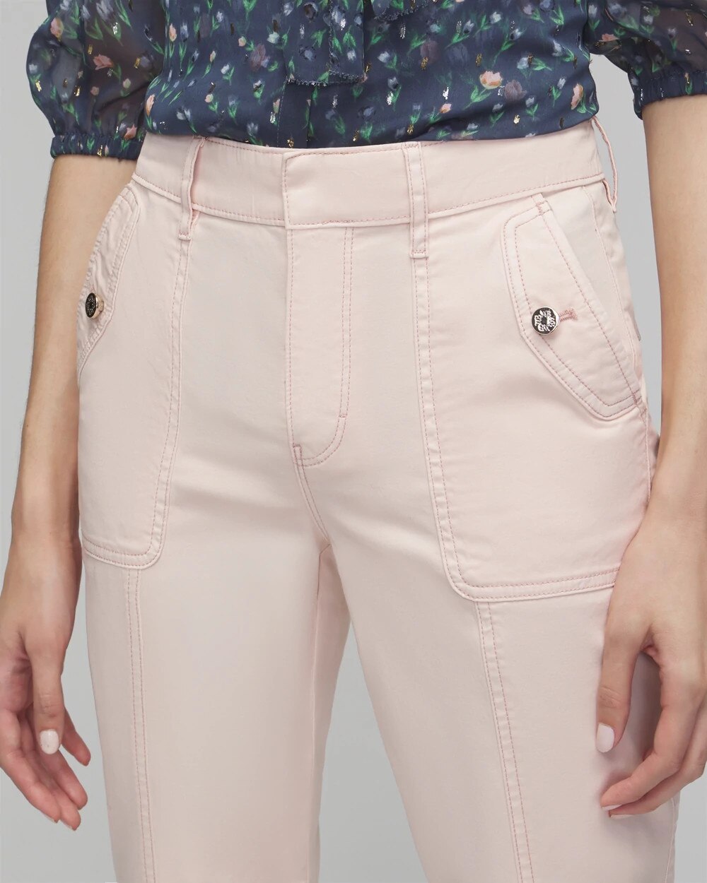 High-Rise Pret-A-Jet Slim Ankle Pants