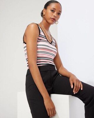 Outlet WHBM Back Lace-Up Sleeveless Pullover
