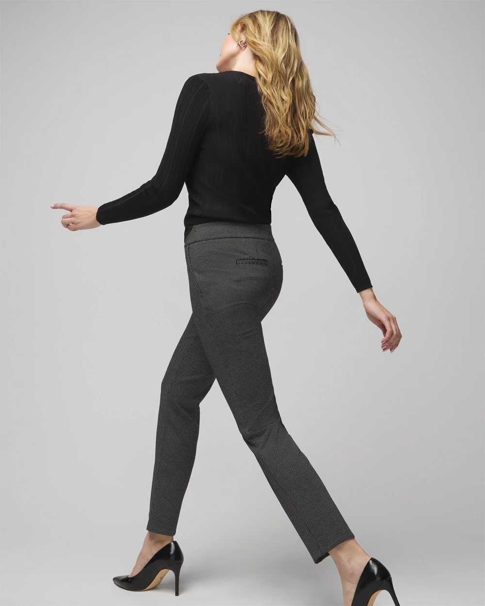 WHBM® Jolie Button Straight Pant click to view larger image.