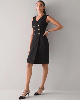 Sleeveless Blazer Dress