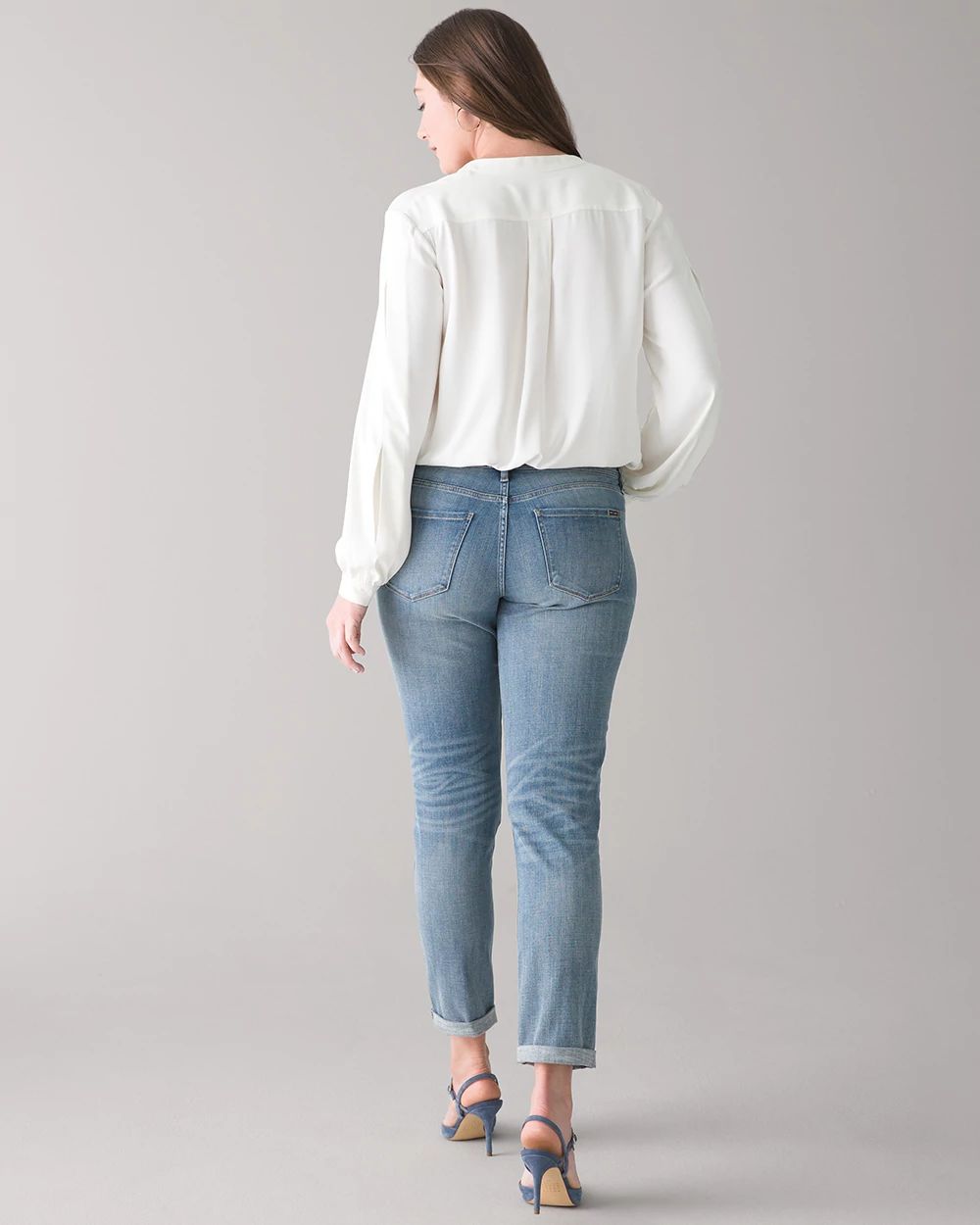 Mid-Rise Everyday Soft Denim™ Girlfriend Jeans