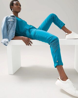 Mid-Rise Pret-A-Pedi Crop Pants