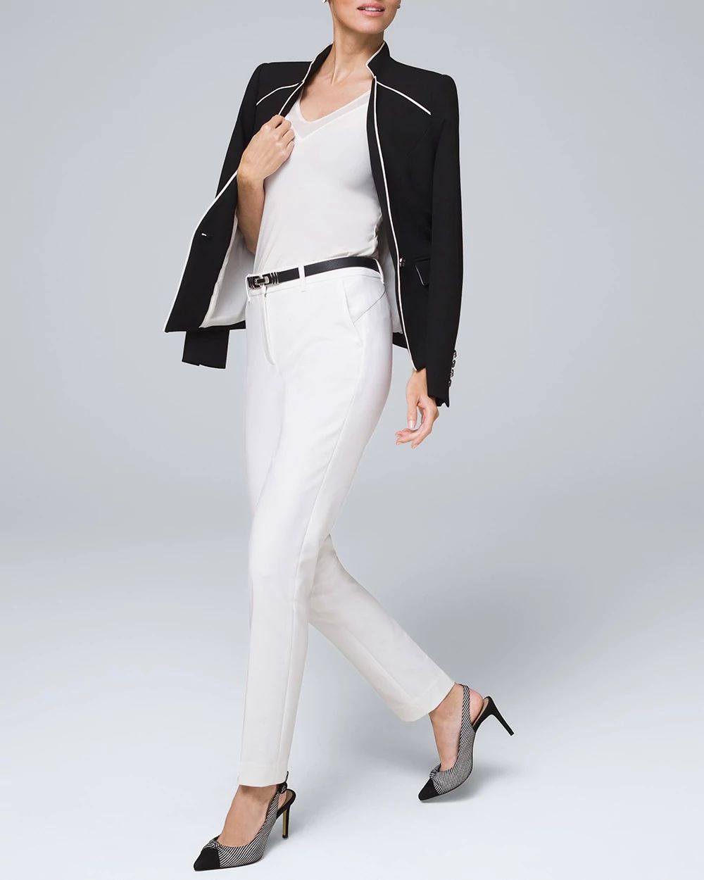 Comfort Stretch Slim Ankle Pants