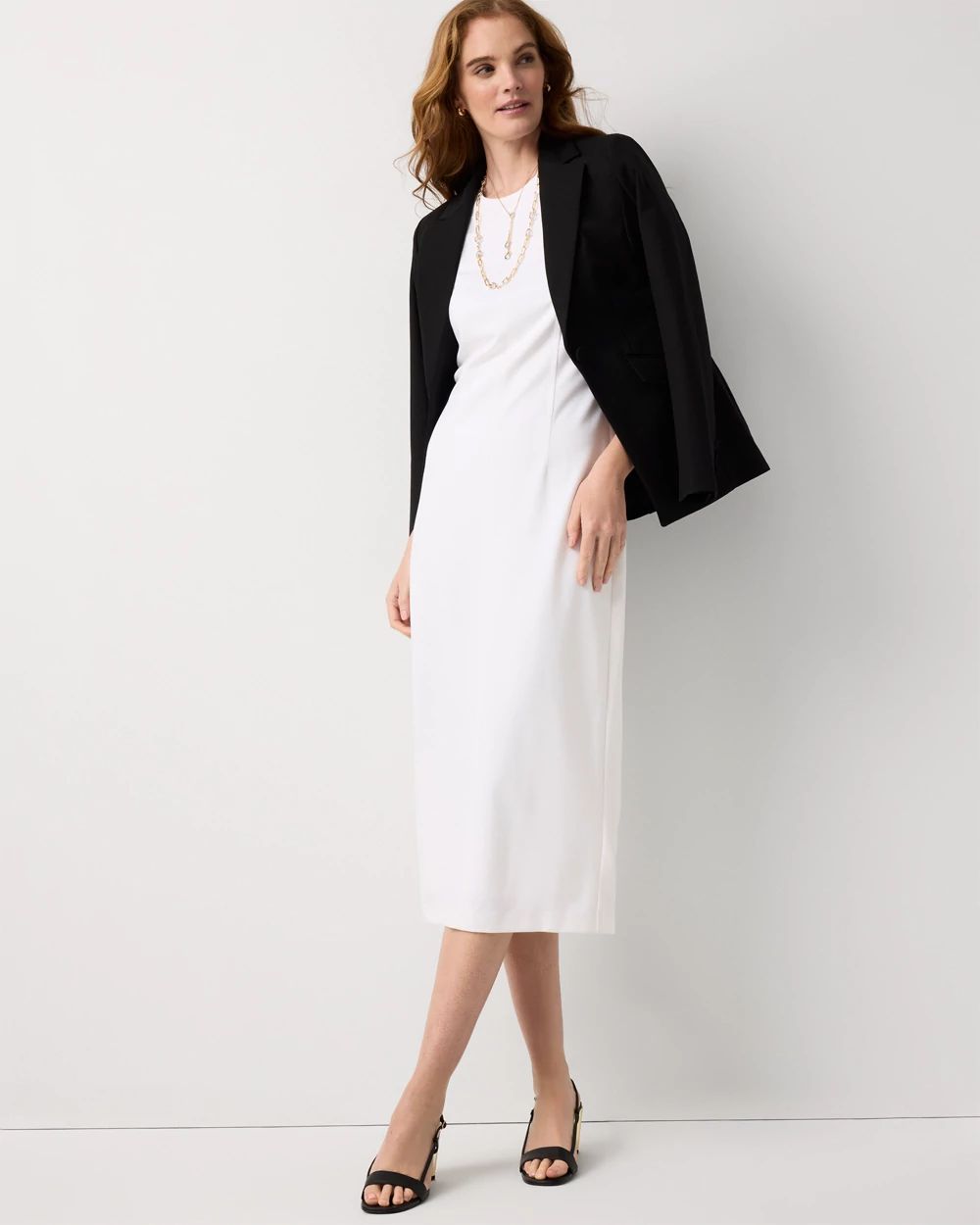 Ponte Sheath Dress click to view larger image.