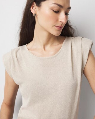 Shimmer Sweater Tank Top click to view larger image.