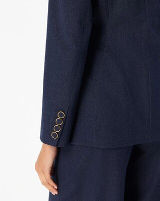 Petite Denim-Look Blazer click to view larger image.
