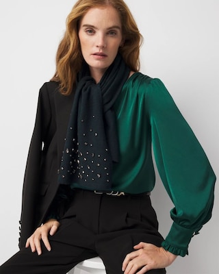 Rhinestone Scarf click to view larger image.