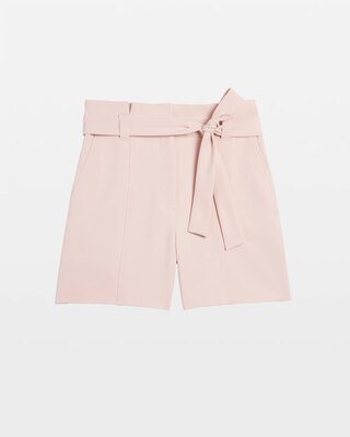 Belted Paperbag Fluid Wash Shorts click to view larger image.