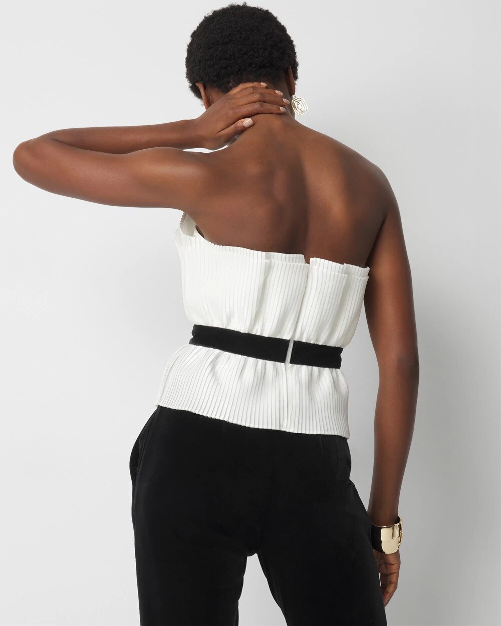 Pleated Bustier - image 4
