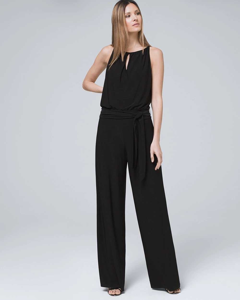 White house black market black jumpsuit cheap