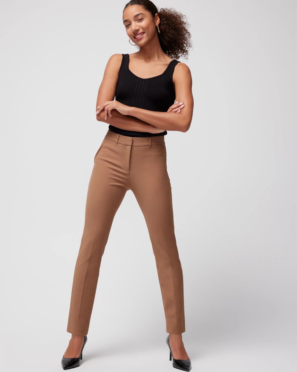 WHBM® Elle Slim Ankle Comfort Stretch Pant