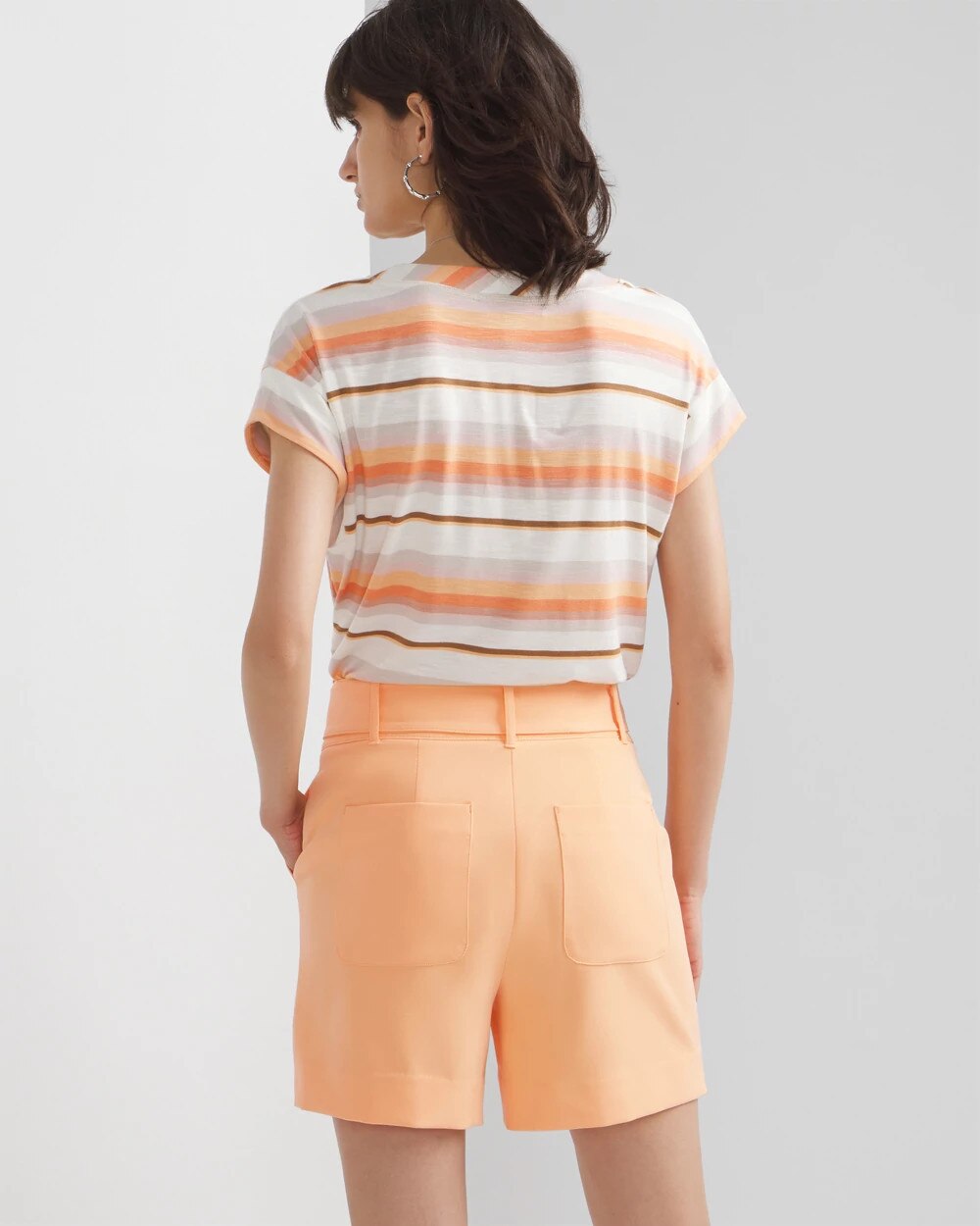 Belted Formal Shorts - image 2