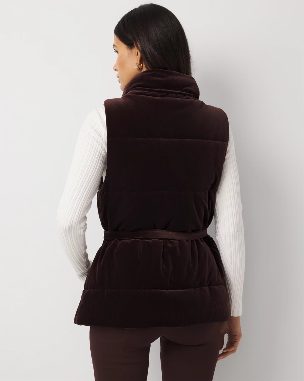 Velvet Puffer Vest