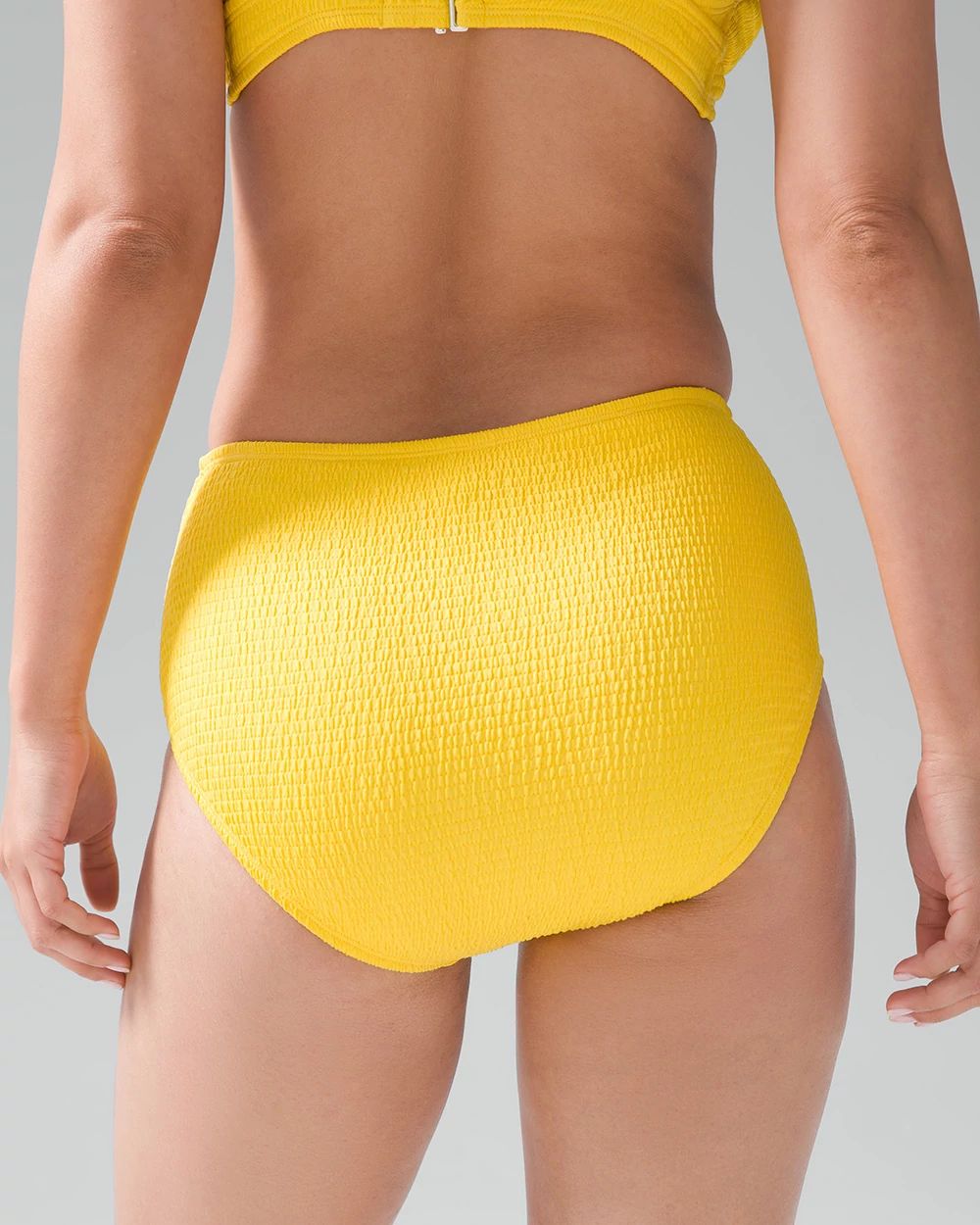 High-Waist Wrap Bikini Swim Bottom
