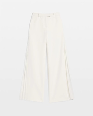 Chiffon Inset Ultra Wide Leg Pant click to view larger image.