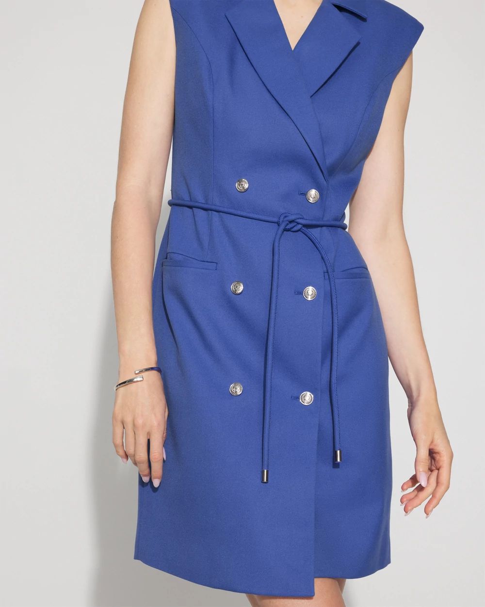 Double-Breasted Blazer Dress