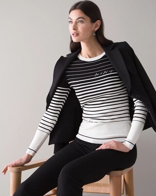 Love First Striped Sweater