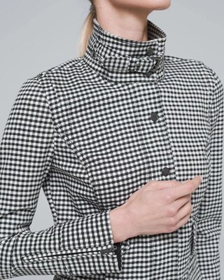 Gingham Military Jacket