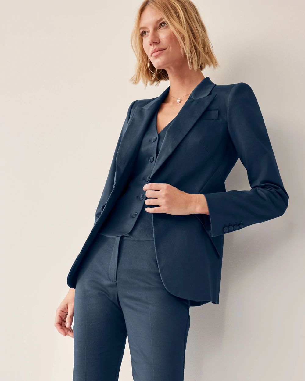 WHBM® Sateen Editor Blazer click to view larger image.