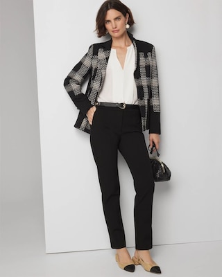 Petite Mid-Rise Stovepipe Pants