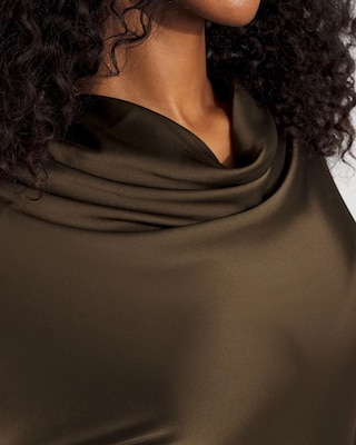 Satin Mix Snit Top click to view larger image.